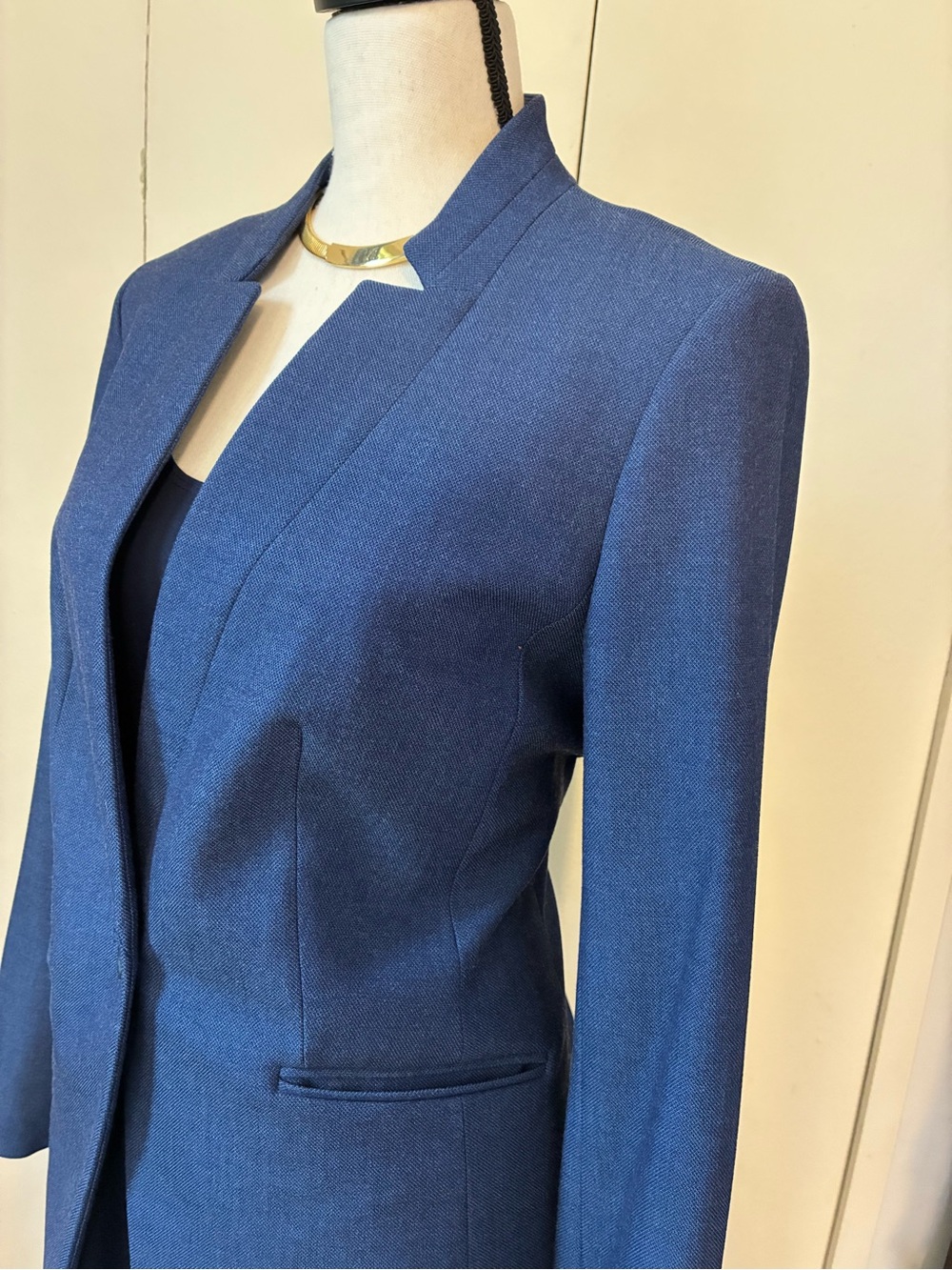 Talbots Modern Collar Blazer - Picture 4 of 13
